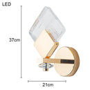 Ljojo Modern Acrylic Wall Lamp - Bedroom, Living Room, Corridor Lighting Luxe Decor