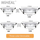 Ljojo™ LED Downlight Recessed Ceiling Lamp 3-color dimmable Spotlight 5W-15W AC 220V