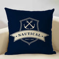 Ljojo Marine Cotton Fish Cushion Cover 45x45CM Square Home Decor Pillow Case
