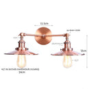 Ljojo Loft LED Wall Lights 2-heads Industrial Lamparas De Pared for Living Room