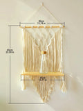 Ljojo™ Macrame Floating Wall Shelf for Modern Home Decor