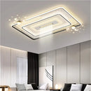 Ljojo Luxury Bladeless Ceiling Fan Light for Master Bedroom - Silent Vaneless Design