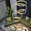 Luxury LED Chandelier Hollow Pendant Light Minimalist Design by Ljojo