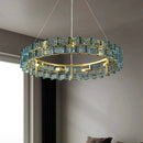 Ljojo Luxury Glass Chandelier: Modern Design for Living Room, Bedroom, Hotel, Bar Counter