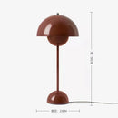 Ljojo Danish Bud Floor Lamp E27 Bulb Table Desk Light White Metal Scandi Nordic Style
