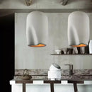 Wabi-sabi Resin LED Pendant Light for Home Decor by Ljojo