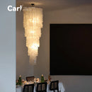 Natural Shell Wind Chime Pendant Light for Villa Duplex Home Staircase - Ljojo