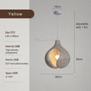 Modern LED Pendant Light Black Grey for Living Room Kitchen Bar by Ljojo
