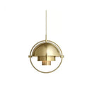 Gubi Pendant Light Iron Gold Chrome Hanging Lamp by Ljojo
