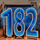 Ljojo™ Starry Sky Tunnel Neon Numbers Sign - Double-Sided 3D Lights