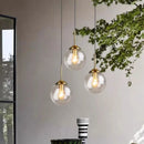 Italian Designer Glass Ball Chandelier: LED Ceiling Lamp by Ljojo for Dining & Living Room Lighting