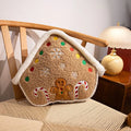 Gingerbread People Girls Pillow Set by Ljojo - Festive Bedroom and Sofa Decor