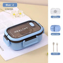 Ljojo 3 Grid Fruit Cartoon Lunch Box for Kids, Multi-function Organizer