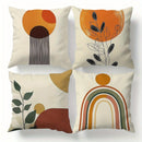 Ljojo Minimalist Geometric Round Printed Pillowcase - Bohemian Home Decor