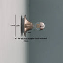 Ljojo LED Wall Light Mirror White Iron Bedside Wall Lamp