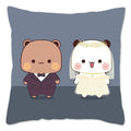 Cute Panda Bears Printed Pillow Case for Sofa Decoration by Ljojo