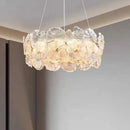 Ljojo Luxury Lotus Leaf Glass Chandelier LED Light Fixture