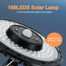 Ljojo 180LED Solar Shed Light with Remote Control and Motion Sensor
