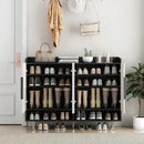 Ljojo™ 4-Door Shoe Storage Cabinet with Adjustable Shelves
