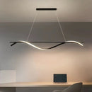 Ljojo LED Pendant Light Modern Minimalist Chandelier 40W Kitchen Dining Room Lamp
