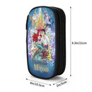 Ljojo Mermaid Double Layer Pencil Case | Large Capacity Stationery & Makeup Bag