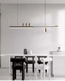 Nordic Luxury Chandelier Modern LED Pendant Light Bar Table Spotlight by Ljojo