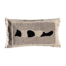 Ljojo Medieval Critter Embroidery Cushion Cover in Coffee Brown - 30x50cm