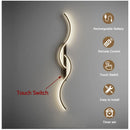 LED Rechargeable Wall Light Remote Control 60/80cm For Living Room Bedroom Decor by Ljojo