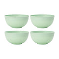 Ljojo Light Green Cereal Bowl Set for Dining, Desserts, and Camping