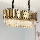 Ljojo Modern Luxury Crystal Ceiling Chandelier Light Fixture Living Room Pendant Lamp