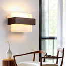 Ljojo LED Wood Wall Lamp for Bedroom Living Room Study-area