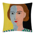 Ljojo Matisse Portrait Art Printed Cushion Cover 45X45cm