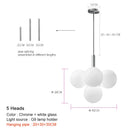 Modern Glass Pendant Lights Luxury Chandelier Hanging Lamps by Ljojo