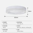 Ljojo LED Crystal Ceiling Light - Modern Design for Home Decor