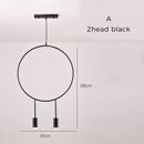 Ljojo Minimalist Postmodern Geometric Chandeliers for Home and Restaurants