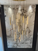 Ljojo Long Ceiling LED Chandelier for Living Room Decoration