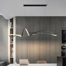 Ljojo Minimalist LED Pendant Lights for Living Dining Room, Bar Ceiling Chandeliers