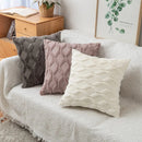 Geometric Plush Pillow Cover for Sofa, Nordic Home Decor by Ljojo