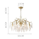 Ljojo Luxury Crystal Chandelier Pendant Lamp for Elegant Living Spaces