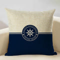 Ljojo Marine Cotton Fish Cushion Cover 45x45CM Square Home Decor Pillow Case