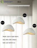 Ljojo Modern Nordic Brim Resin LED Pendant Light Chandelier for Home Decor