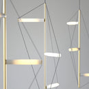 Ljojo Modern Minimalist LED Chandelier Floor Lamp for Bedroom Coffee Shop Living Room