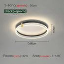 Ljojo LED Ceiling Light: Modern, Eye Protection for Living Room and Bedroom