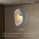 Nordic Wabi-sabi Irregular Pendant Lights for Living Room by Ljojo