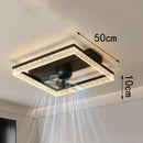 Modern Led Ceiling Fan with Light for Bedroom Home Decor by Ljojo