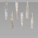 Ljojo LED Pendant Light Chandeliers Modern Staircase Hanging Lamp for Living Room