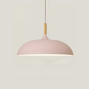 Ljojo Minimalist Modern Pendant Light Wood Aluminum Shade Office Restaurant Decor 110V 220V