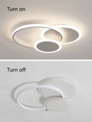 Ljojo Luxury Ceiling Lamp: Nordic Modern Minimalist Bedroom Light
