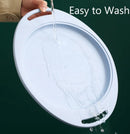 Ljojo Lilac Wheat Straw Dinner Plates Set - Eco Friendly Lightweight Tableware