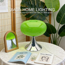 Green Apple Glow Stained Glass Table Lamp Minimalist LED Bedroom Study Reading Ornament Ljojo